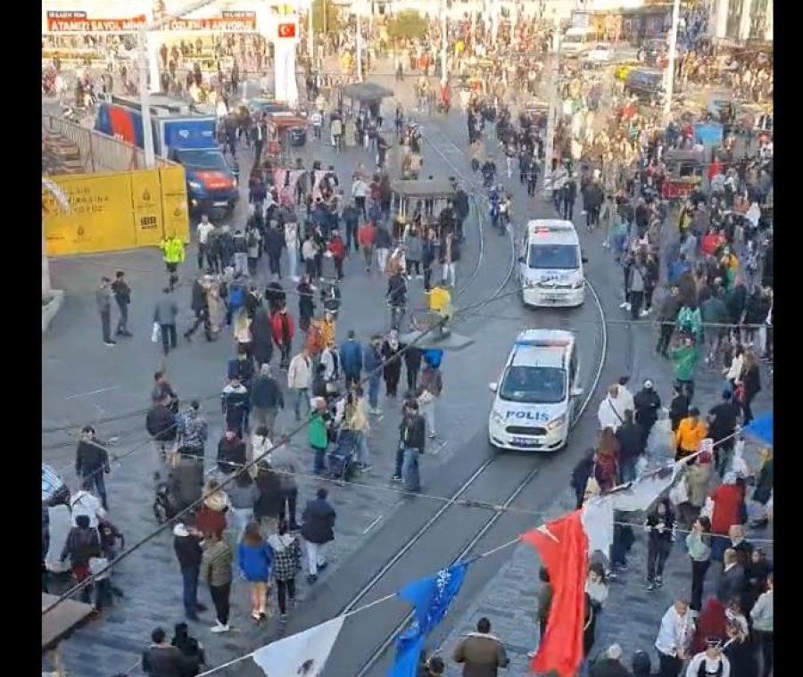 VIDEO/ Shpërthim në sheshin Taksim në Stamboll, raportohet për të pklagosur
