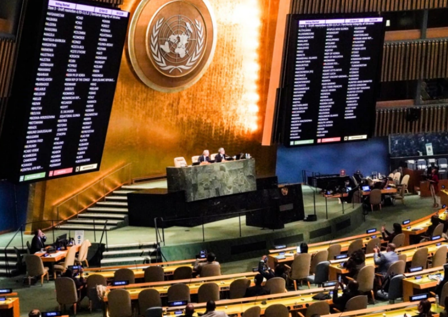 Rezoluta e OKB-së, Moska përgjegjëse për dëmet në Ukrainë 