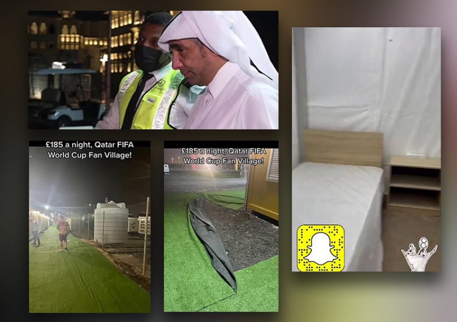 Zyrtarët e Katarit kërcënojnë se do të shkatërrojnë videokamerat ndërsa tifozët fillojnë të ndajnë kushtet e papërfunduara