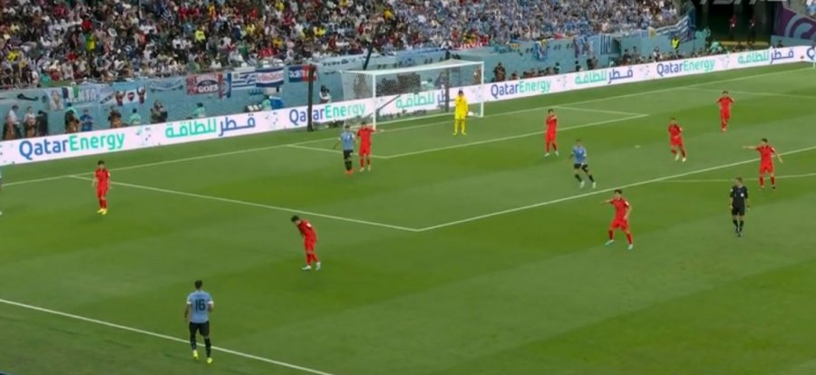 Përfundon pjesa e parë: Uruguaji – Koreja Jugore, ende pa gola