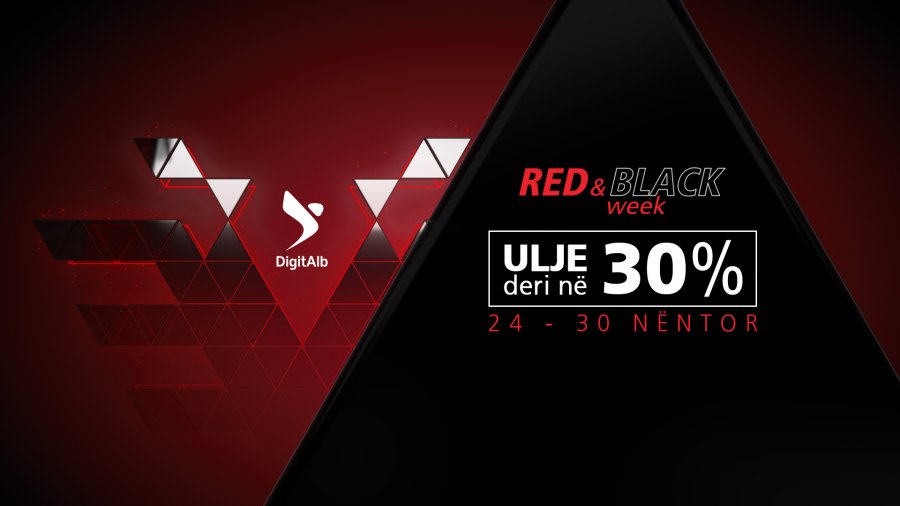 Red&Black Week në Digitalb me ulje çmimesh deri në 30%