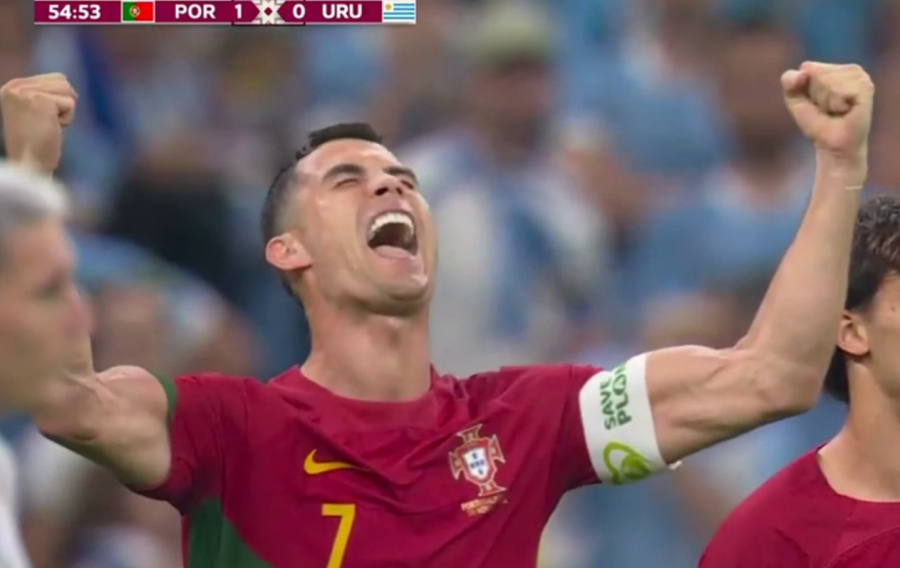 Portugalia në avantazh, Cristiano Ronaldo ndëshkon Uruguain