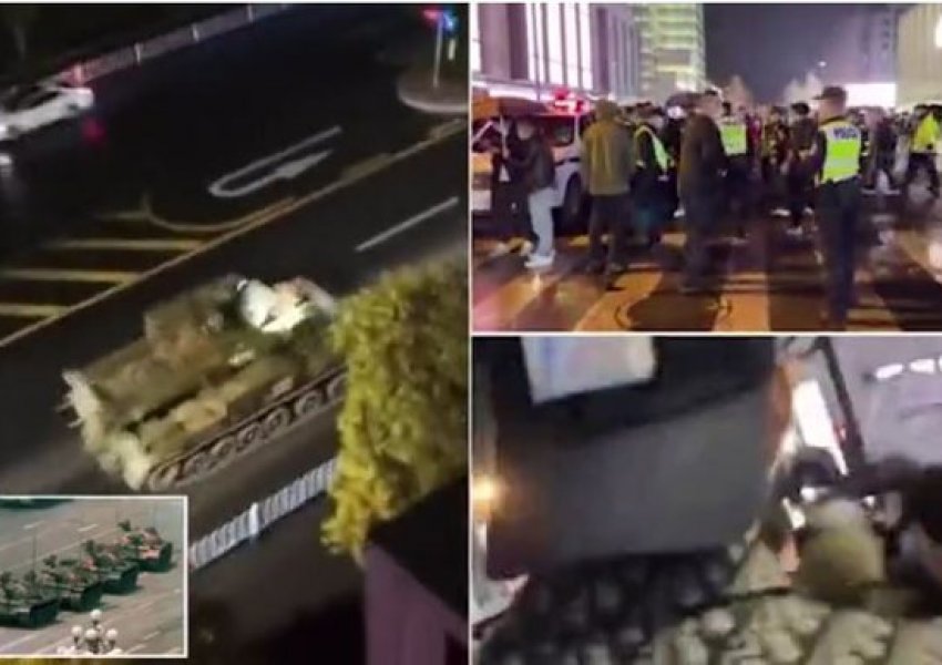 VIDEO/ Kina u përgjigjet protestuesëve, tanket pushtojnë qytetin