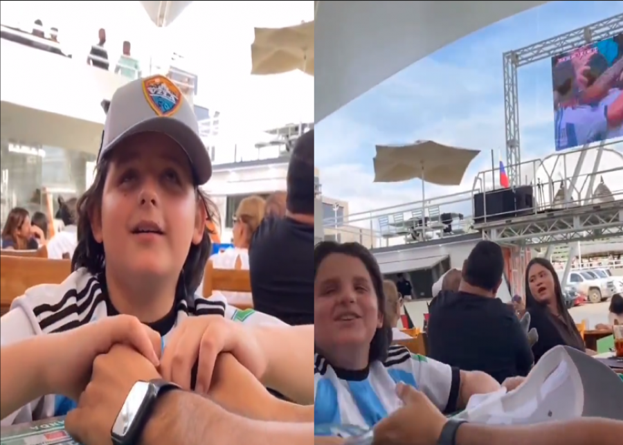 VIDEO/ Momenti prekës, shikoni se si e përjeton tifozi i verbër golin e Leo Messi-t