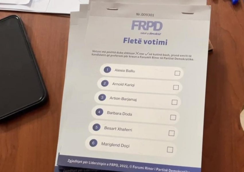 FRPD voton: Mbi 600 të rinj demokratë në Fier hedhin votën për kryetarin e ri