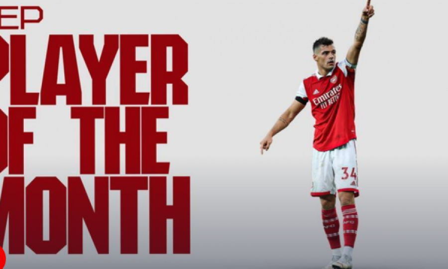 VIDEO/ Granit Xhaka zgjidhet lojtari i muajit te Arsenali