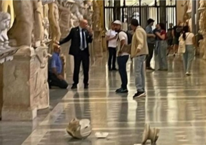 Donte të takonte Papën, turisti amerikan thyen skulpturat në Vatikan