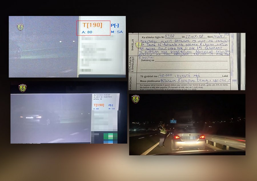 VIDEO/ I droguar dhe me 190 km/orë, arrestohet 25-vjeçari në Tiranë