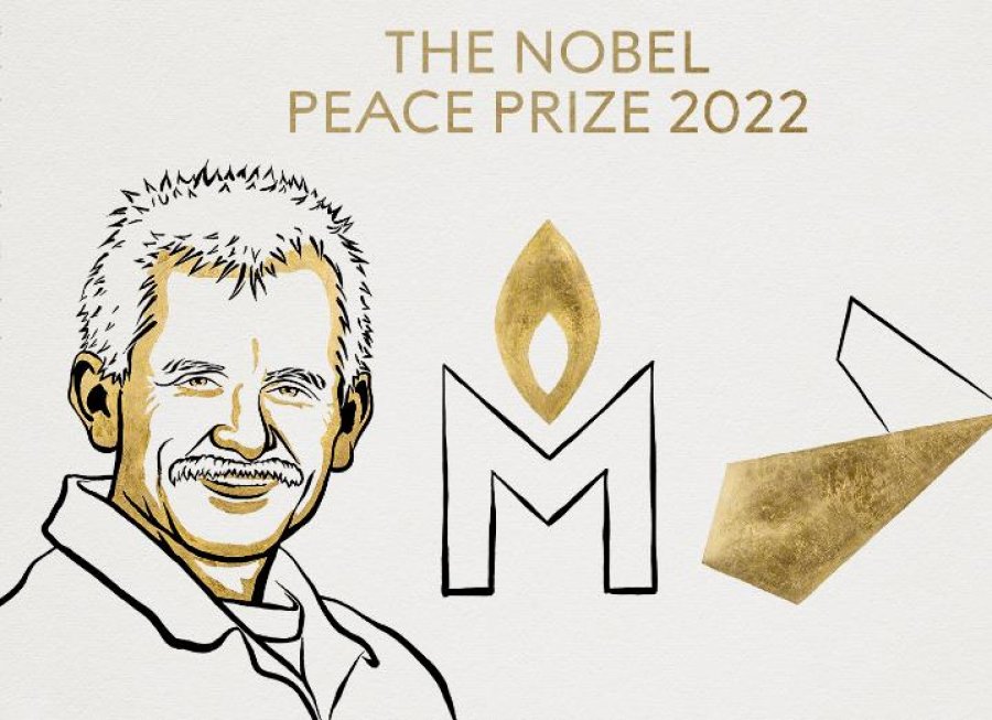 Çmimi Nobel për Paqe 2022 u jepet aktivistëve të të drejtave të njeriut në Bjellorusi, Rusi dhe Ukrainë