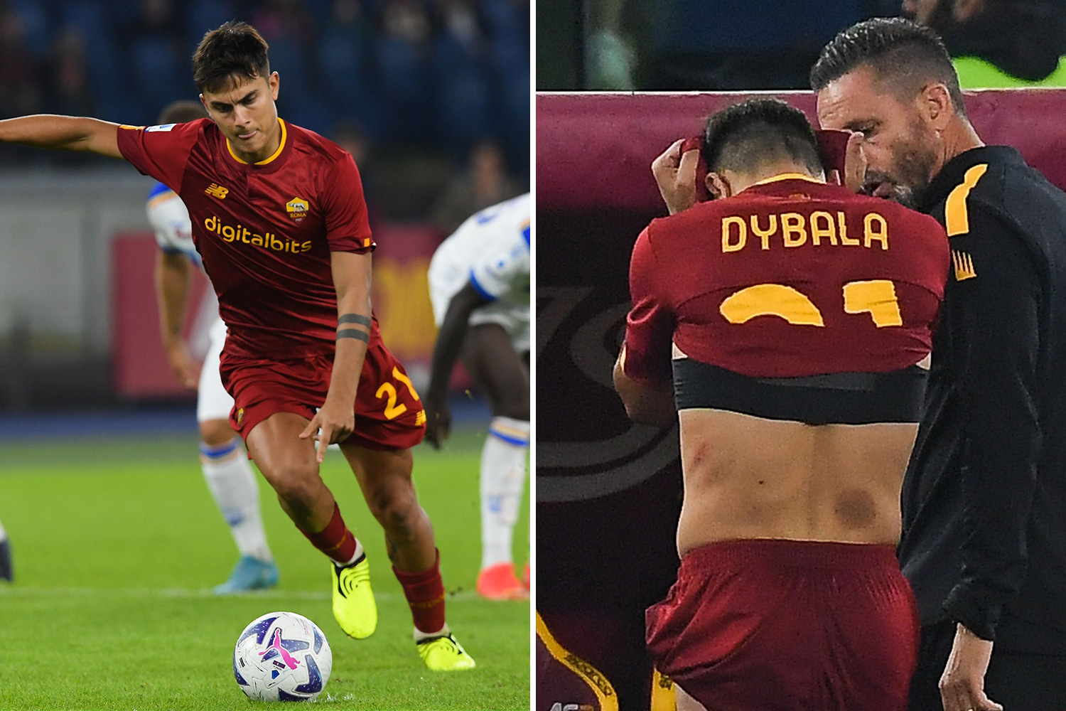 VIDEO/ U dëmtua duke gjuajtur penalltinë, Dybala mbyll vitin me Romën