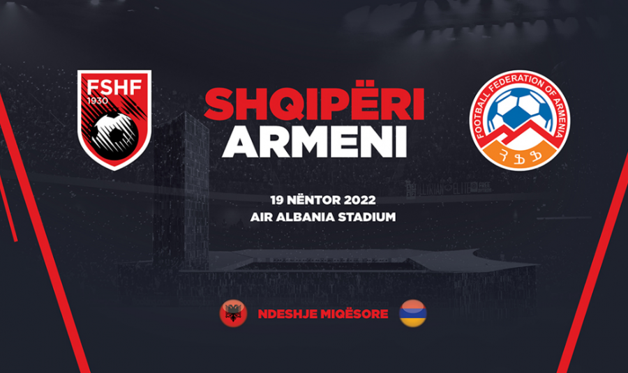 Konfirmohet miqësorja e dytë e nëntorit, Shqipëria pret Armeninë në ‘Air Albania’