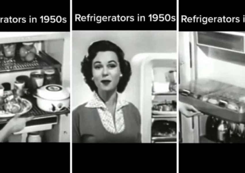 VIDEO/ Reklama legjendare e frigoriferit të viteve '50 bëhet hit në 'TikTok'