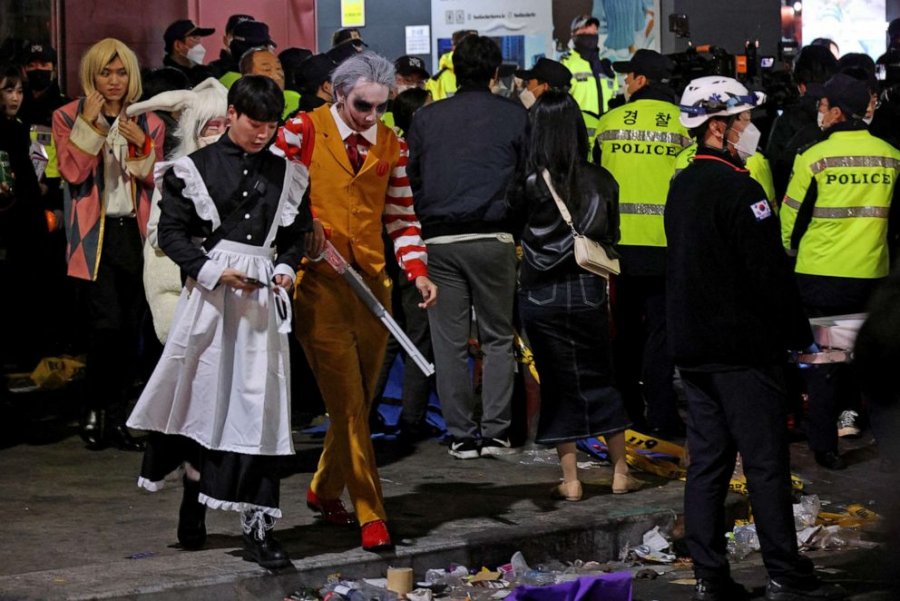 Shtypja vdekjeprurëse në Seul gjatë festës: 151 të vdekur, 82 të plagosur
