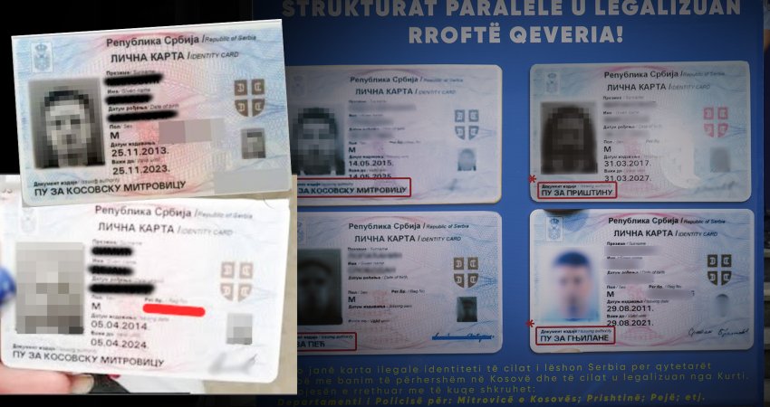 Qytetarët serbë të Kosovës lëvizin lirshëm me ID ‘Made in Serbia’ të lëshuar nga strukturat paralele