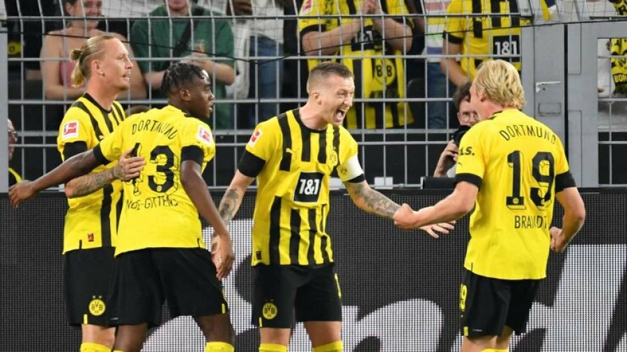 Triumfi i dytë radhazi, Reus ngjit Dortmundin në krye të Bundesligës