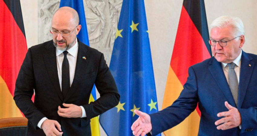 Kryeministri i Ukrainës në Berlin po kërkon mbështetje ushtarake