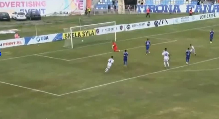 VIDEO/ Tirana e mbyll në avantazh pjesën e parë me Teutën, shihni golin e Xhixhës  