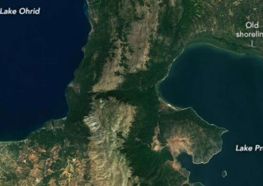 NASA shpërndan fotografitë e Ohrit dhe Prespës, kategorizohen si liqenet më të vjetra në Evropë