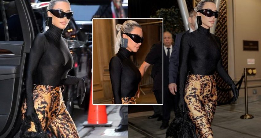 Kim Kardashian shfaq edhe një herë stilin unik të veshjes teksa nuk lë anash theksimin e formave trupore