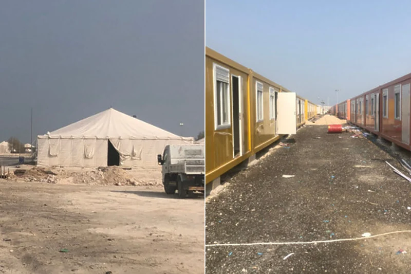 Foto shqetësuese nga Katari, mijëra tifozë do të akomodohen në këto kontejnerë