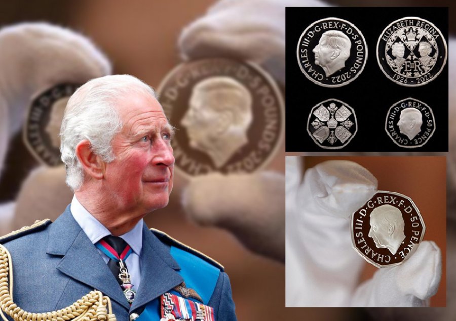 Zbulohen monedhat e para me portretin e Charles III në Britaninë e Madhe