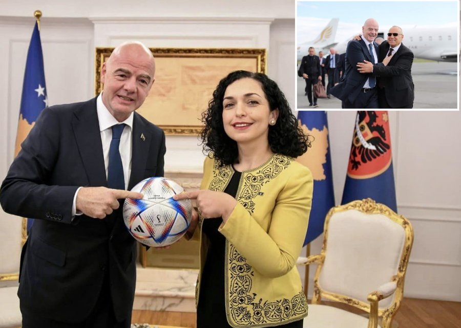 Presidenti i FIFA, Gianni Infantino pritet me gëzim në Kosovë