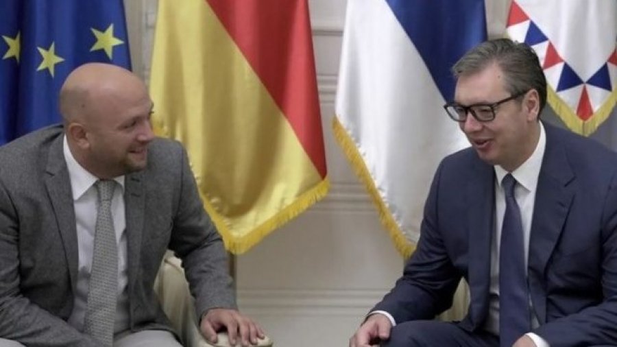 Vuçiç takon të dërguarin gjerman për dialogun me Kosovën, theksohet rëndësia e Procesit të Berlinit
