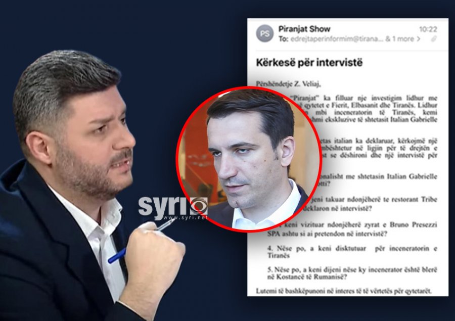SKANDALI I INCENERATORËVE/ Bledian Koka i kërkon intervistë, Erion Veliaj e padit në gjykatë!