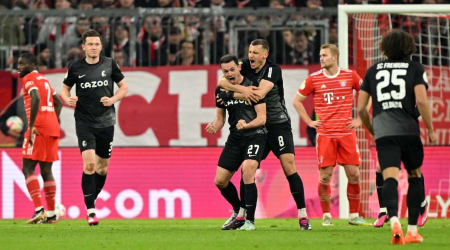 'Predha' e Hofler shtang portierin Sommer, mbyllet në barazim pjesa e parë Bayern-Frieburg
