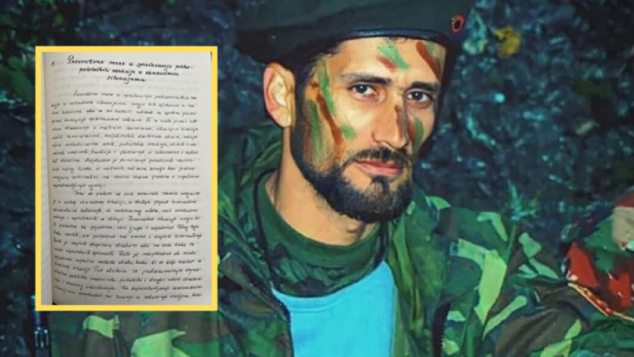 Ky është punimi i diplomës së heroit Agim Ramadani, habit bukurshkrimi i tij