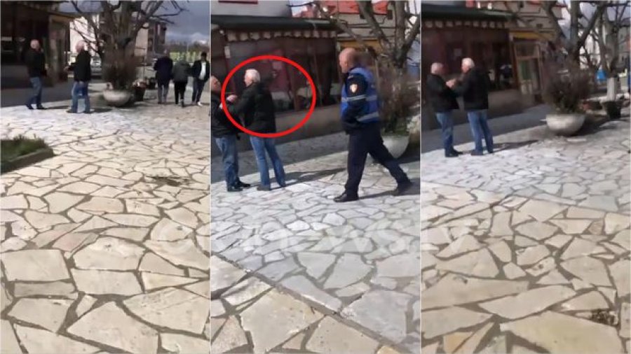 VIDEO/ Kryetari i bashkisë Pukë kërcënon qytetarin, polici rri e vështron, nuk reagon…