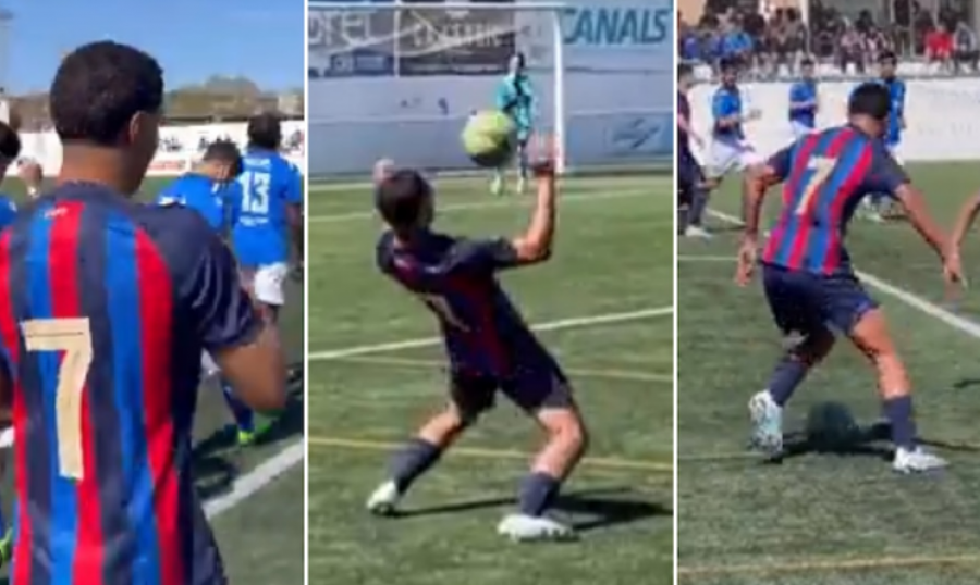 VIDEO/ Djali i Ronaldinhos debuton me Barcelonën U-19, shihni klasin e tij