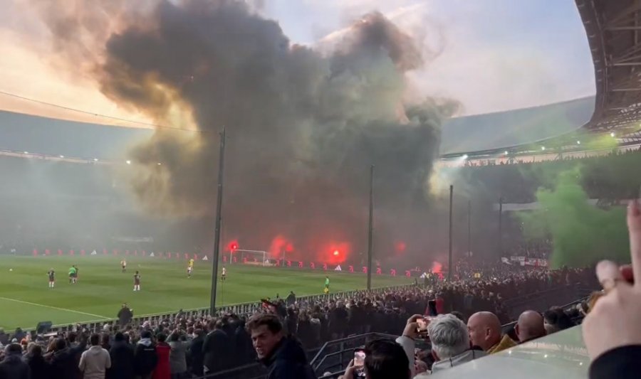 Federata e Holandeze merr masa të ashpra për dhunën në Feyenoord-Ajax