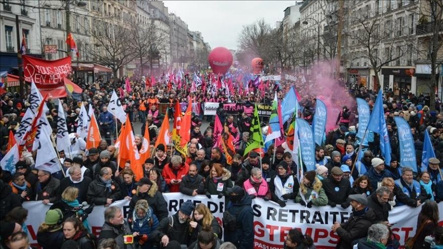 Protestat kundër reformës në Francë, 111 të arrestuar