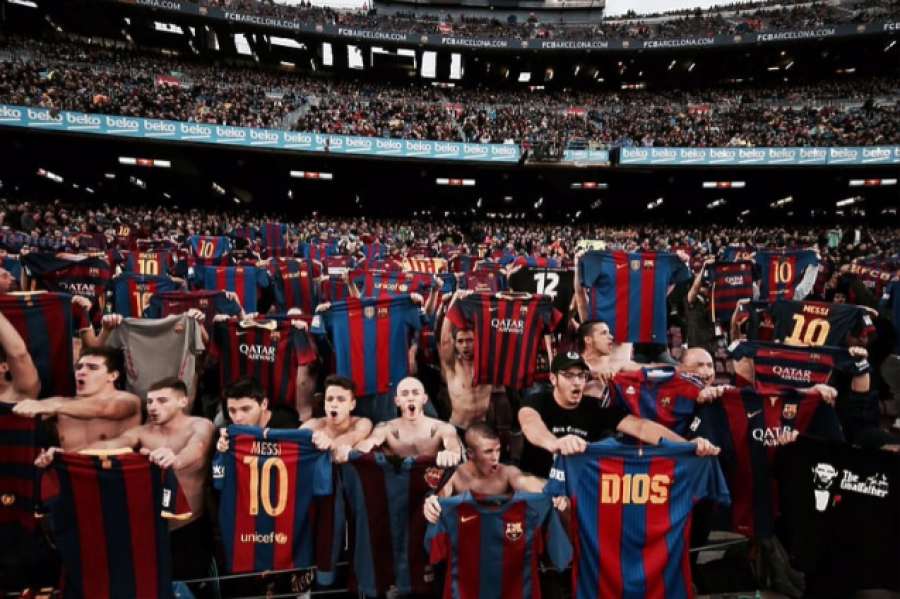 Ata ndjejnë se ky është momenti: Shikoni se çfarë përgatitën 70,000 tifozë e Barçës për Messin