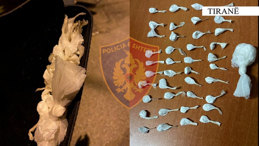 Arrestohet një shpërndarëse kokaine në Tiranë, 34-vjeçarja kapet me dhjetëra doza