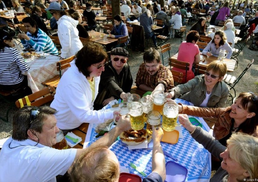 Kopshtet e famshme të birrës në Gjermani