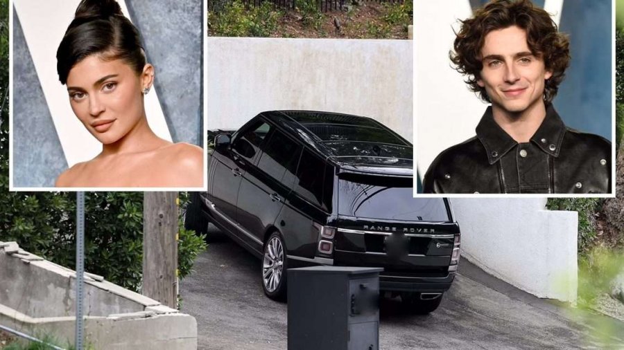 Makina e Kylie Jenner shihet në shtëpinë e Timothee Chalamet mes thashethemeve se dyshja kanë nisur një romancë