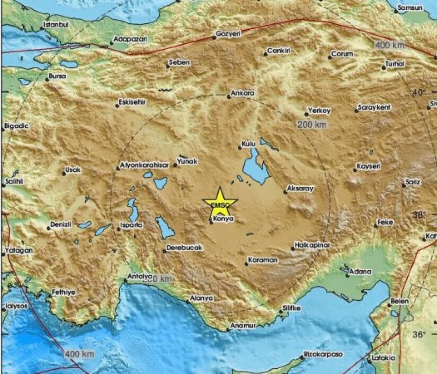 Lëkundje e fortë tërmeti në Turqi, 5.1 ballë, ja ku ishte epiqendra
