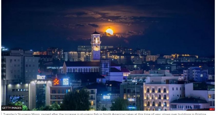 Superhëna nëpër botë, BBC shfaq edhe fotografinë nga Kosova
