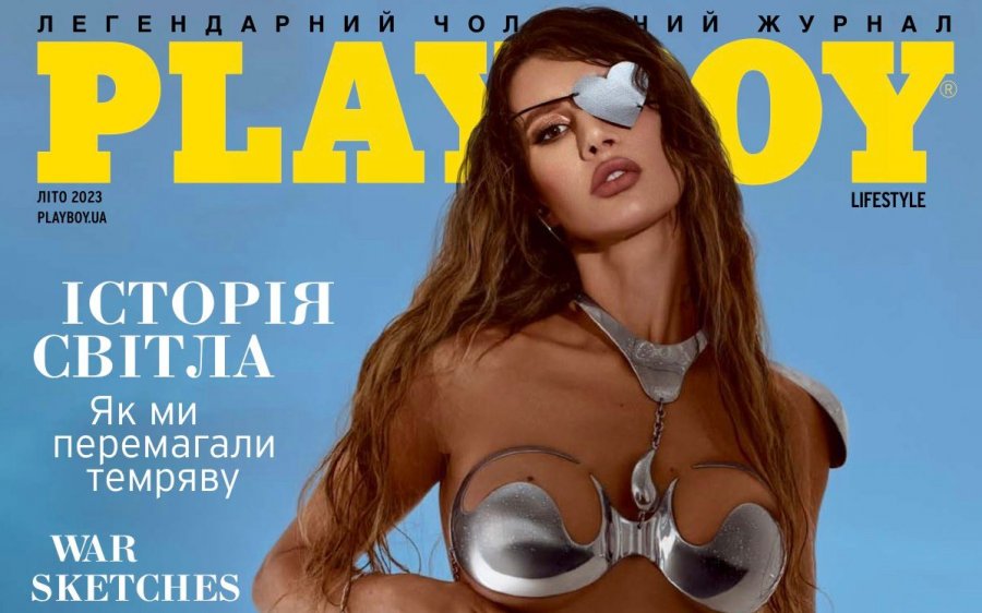 Humbi syrin gjatë luftës, modelja ukrainase në kopertinën e Playboy