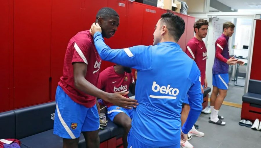 Frikë nga sanksionet, Dembele del në stërvitje te Barcelona
