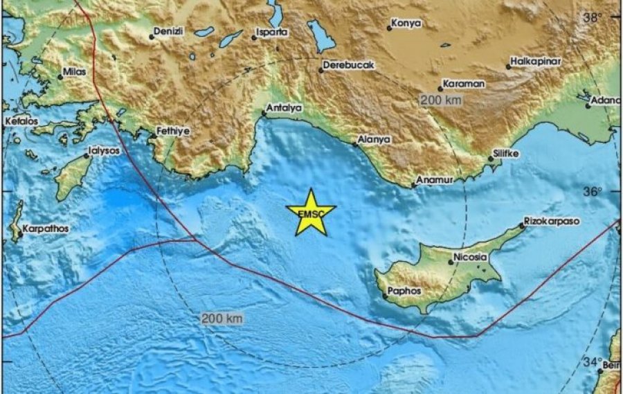 Lëkundje të forta tërmeti në Qipro, ja sa ishte magnituda