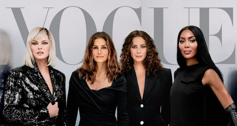 Supermodelet pozojnë (sërish) për Vogue dhe duken po aq ikonike sa 30 vite më parë