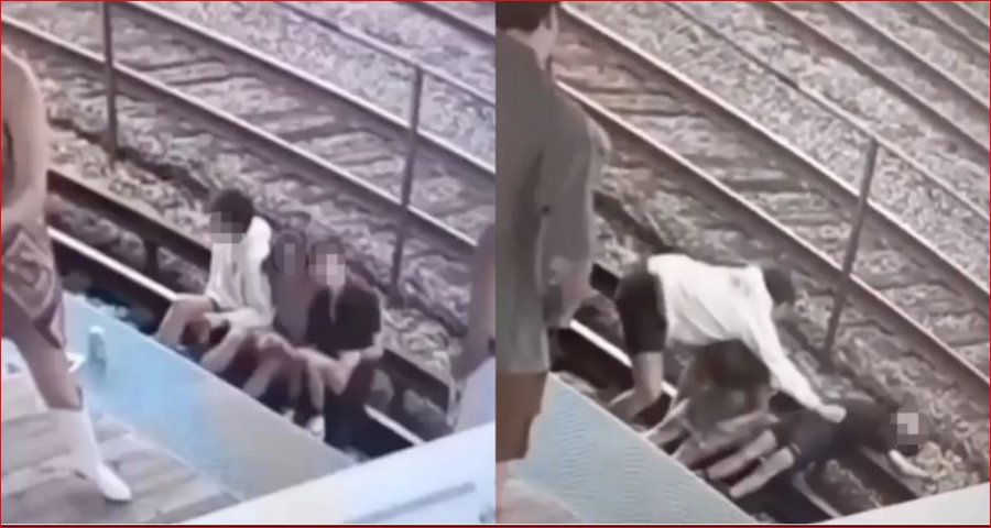 Video shokuese/ Tre persona goditen nga rryma elektrike teksa bënin selfie në shinat e trenit në Çikago