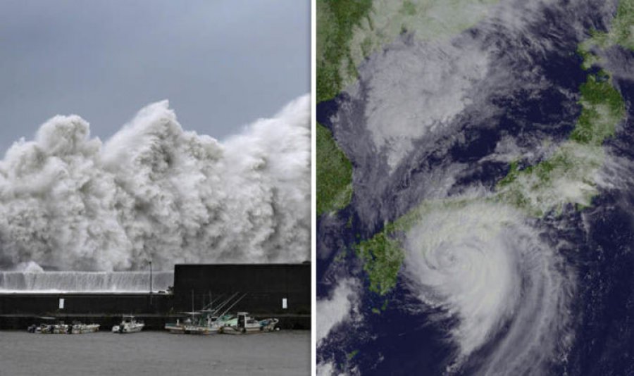 Tajfuni Lan godet Japoninë, evakuohen 240 mijë persona