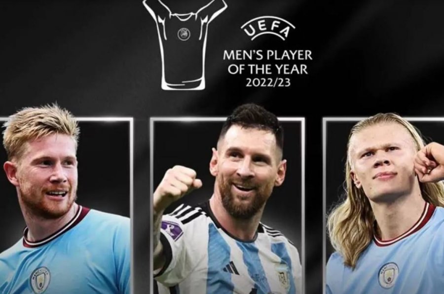 Futbollisti më i mirë i UEFA-s, Messi përballë dy lojtarëve të City-t