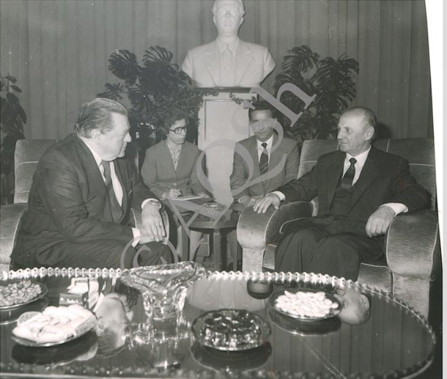 Më 18 gusht 1984, Franz Josef Strauss vizitoi Shqipërinë komuniste