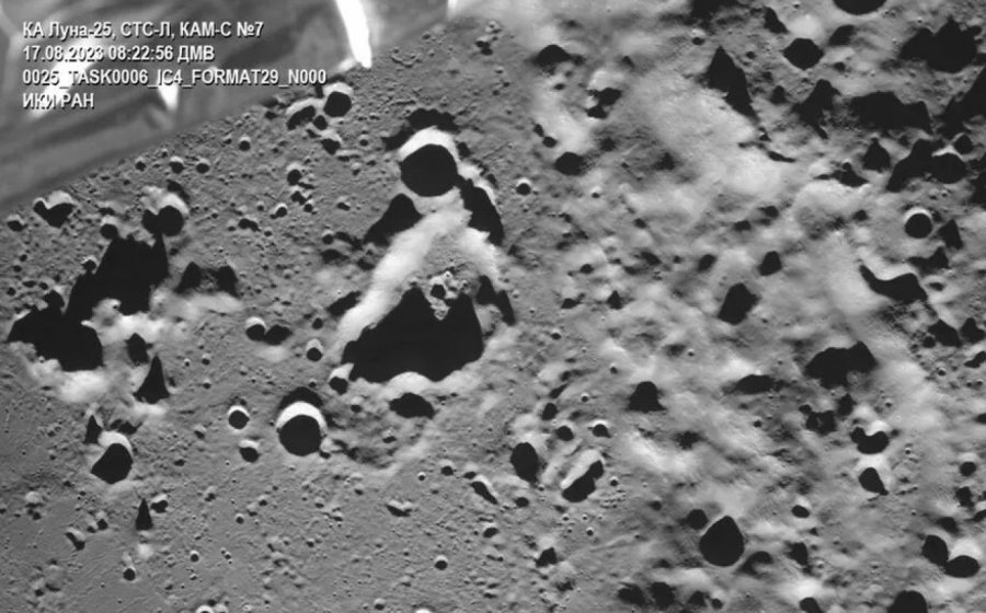 Rusia kthehet në Hënë pas 47 vitesh, anija kozmike Luna-25 sjell imazhin e parë të sipërfaqes së saj