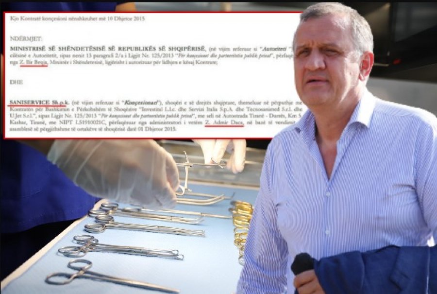 'Sterilizimi'/ Kontrata origjinale e koncesionit mban firmën e Ilir Beqajt